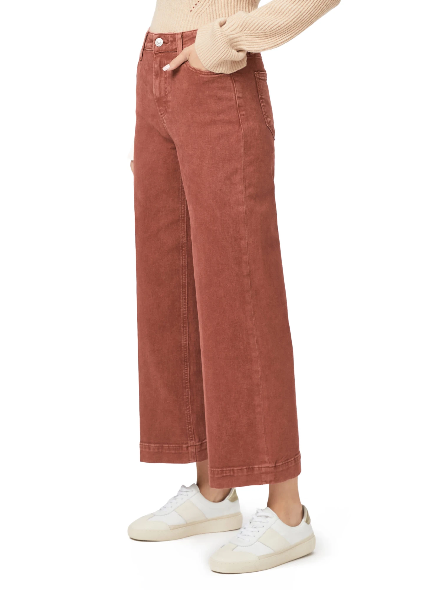 Paige - Anessa Wide Leg TERRACOTTA - Image 3