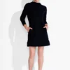 Brushed Terry Dress BLACK ONYX