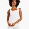 Shelf Bra Tank PAPER WHITE