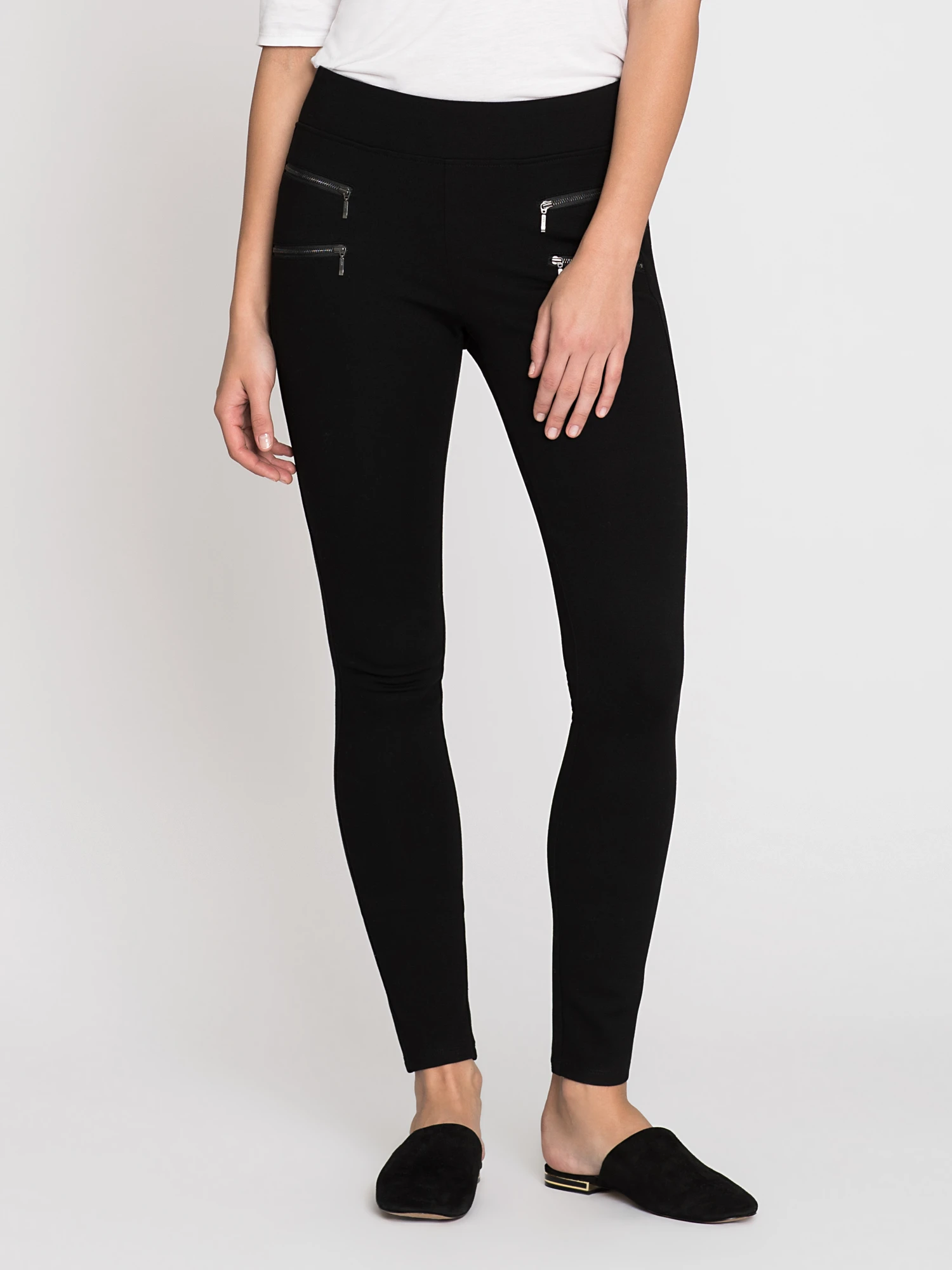 Double Zip Legging BLACK ONYX