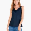 Lace Cami Tank DARK INDIGO