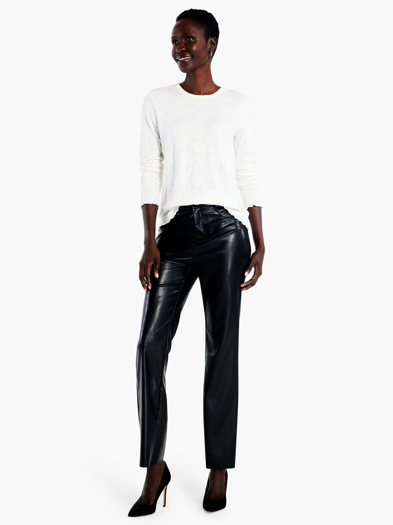 Lace Knit Tee CREAM - Image 4