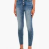 Liverpool - Abby Ankle Skinny Exposed Buttons LIGHT WASH
