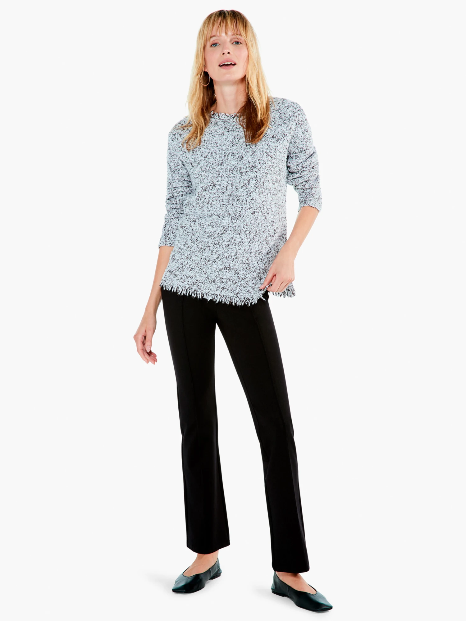 Liverpool - Pearl Full Length Flare BLACK - Image 4