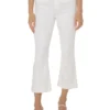 Liverpool - Chloe Crop W/ Welt Pockets WHITE