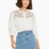 Embroidered Pop Shirt WHITE MULTI