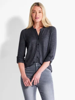 NZT Sweet Dreams Convertible Sleeve Shirt ECLIPSE