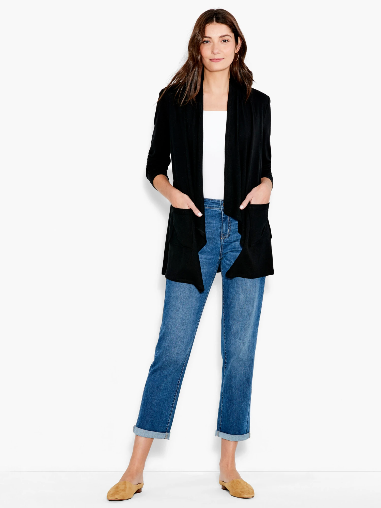 NZT Long Sleeve Drape Cardigan - Image 4