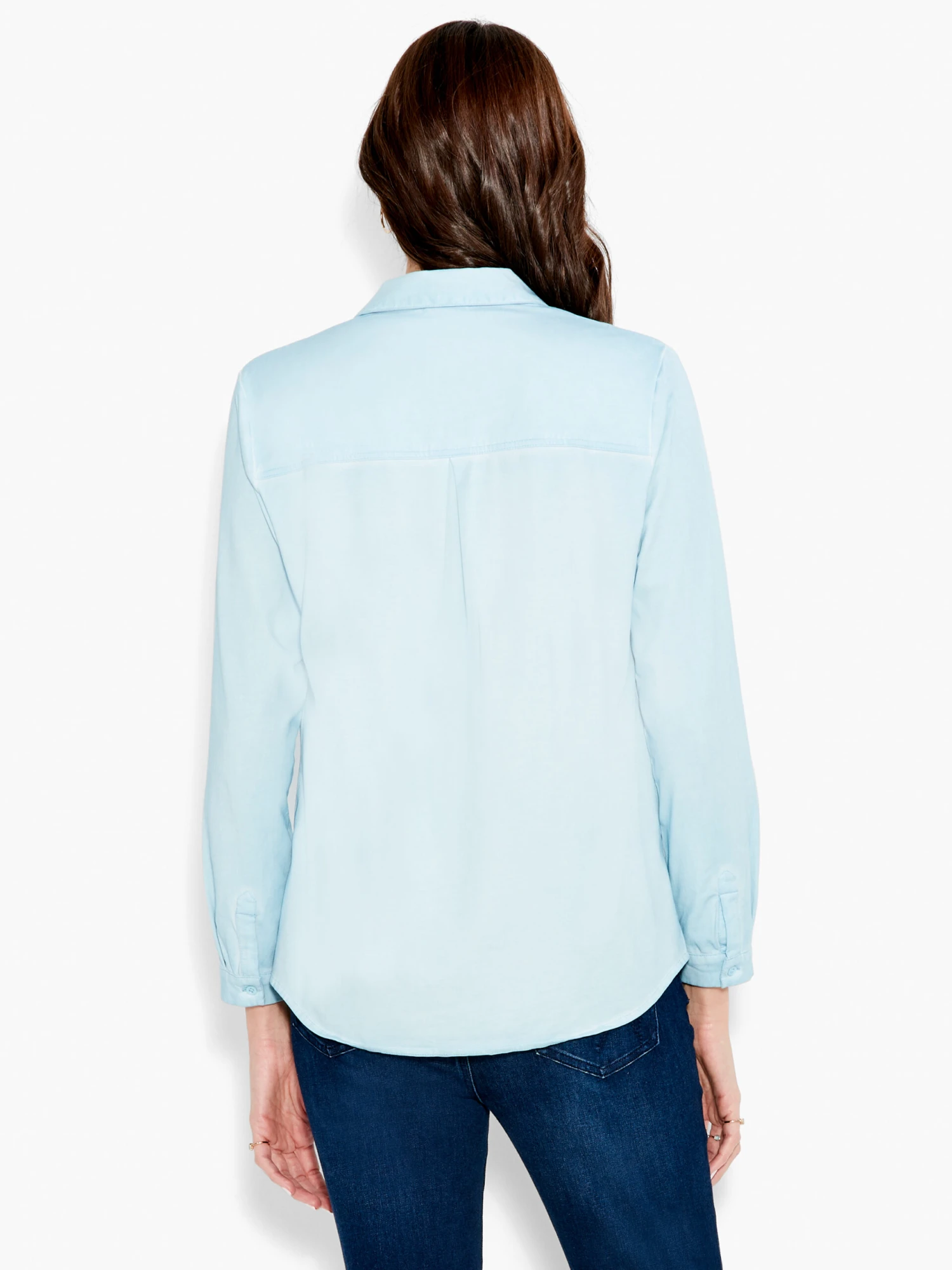 NZT Long Sleeve Angled Pocket Shirt MIST - Image 3