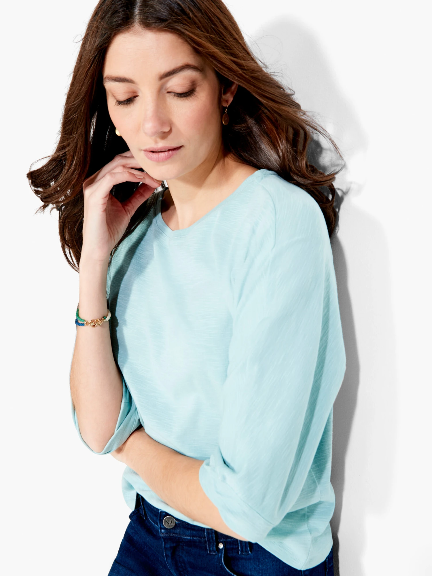 NZT Boat Neck Dolman Sleeve Tee