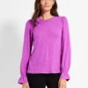 NZT Sweet Dreams Femme Sleeve Tee VIVID MAGENTA
