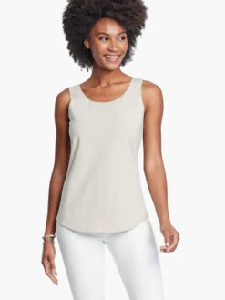 Shirt Tail Perfect Tank COBBLESTONE