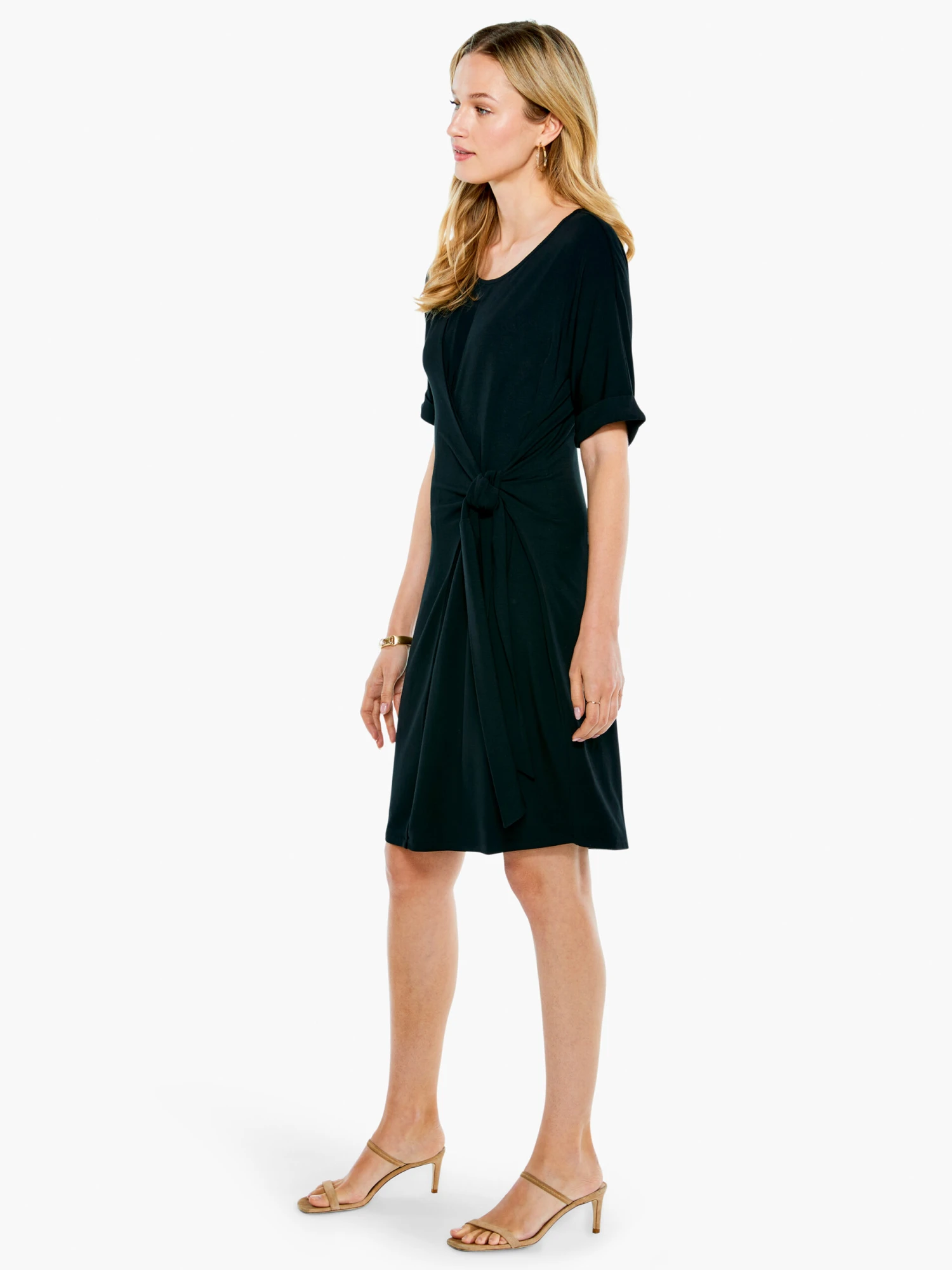 Eaze Tie Dress BLACK ONYX - Image 2