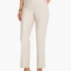 Faux Leather Straight-Leg Trouser COBBLESTONE