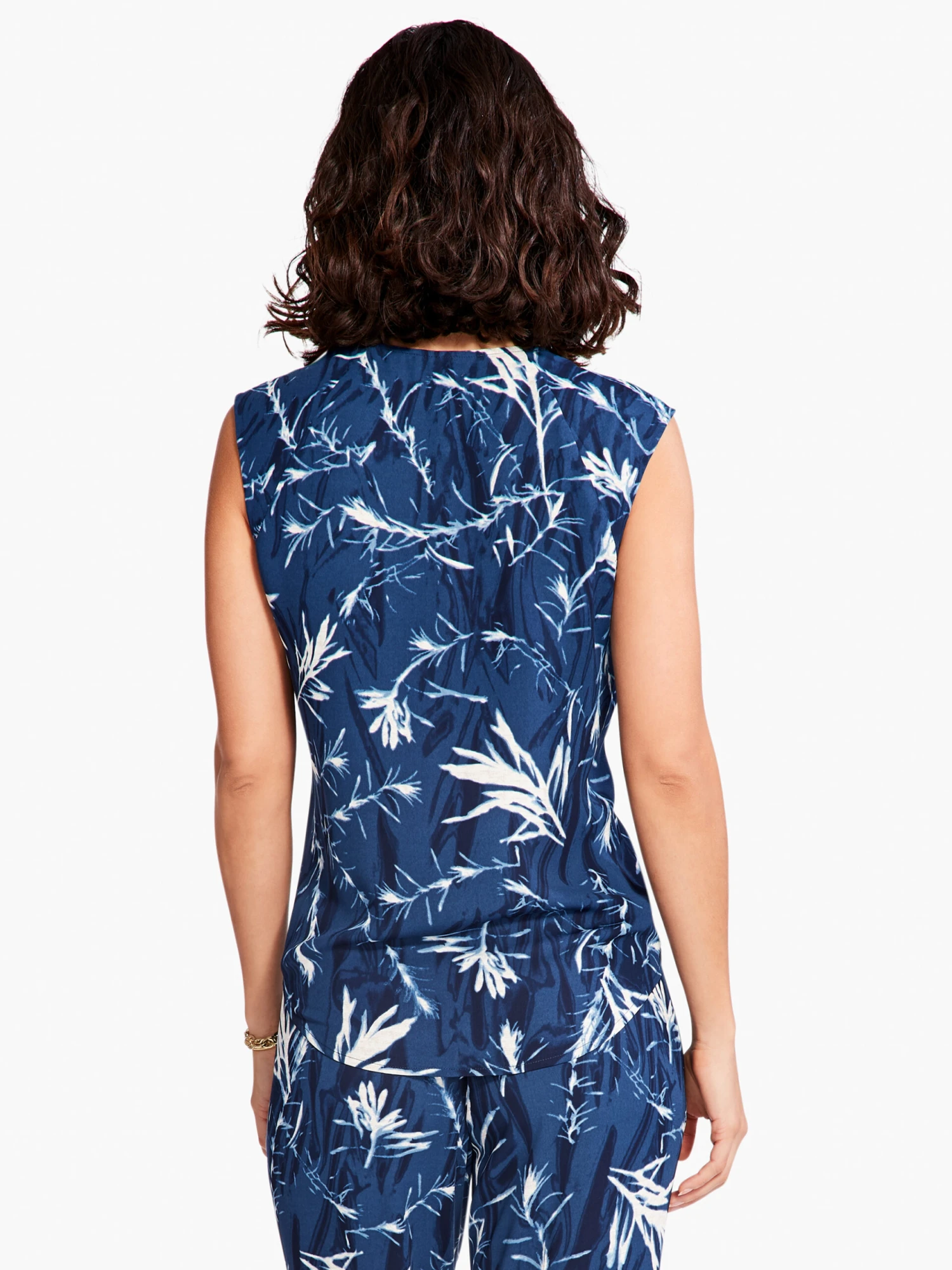 Vintage Botanical Tank BLUE MULTI - Image 3