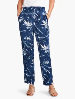 Vintage Botanical Relaxed Trouser BLUE MULTI