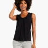 Date Night Drape Tank BLACK ONYX