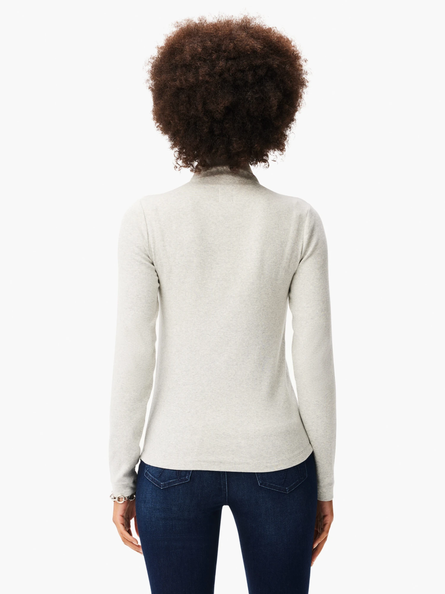 High Neck Perfect Rib Top REFLECTION - Image 3