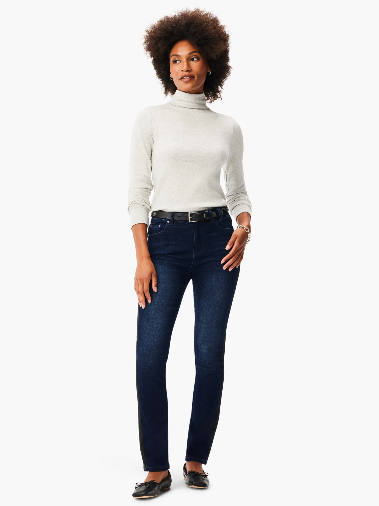 High Neck Perfect Rib Top REFLECTION - Image 4