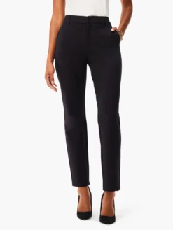 29" Ponte Knit Ankle Trouser BLACK ONYX