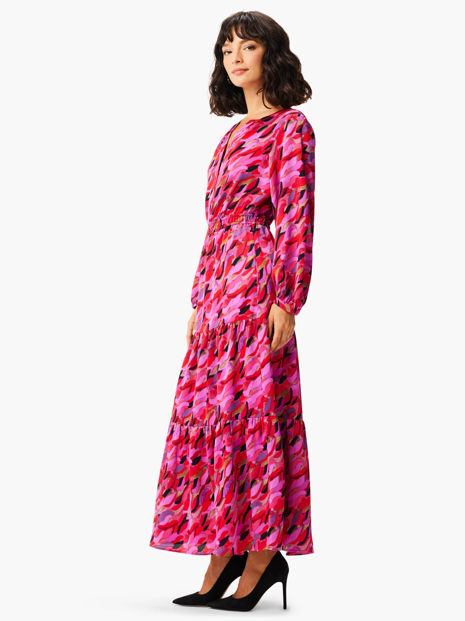 Petal Splash Dress PINK MULTI - Image 3