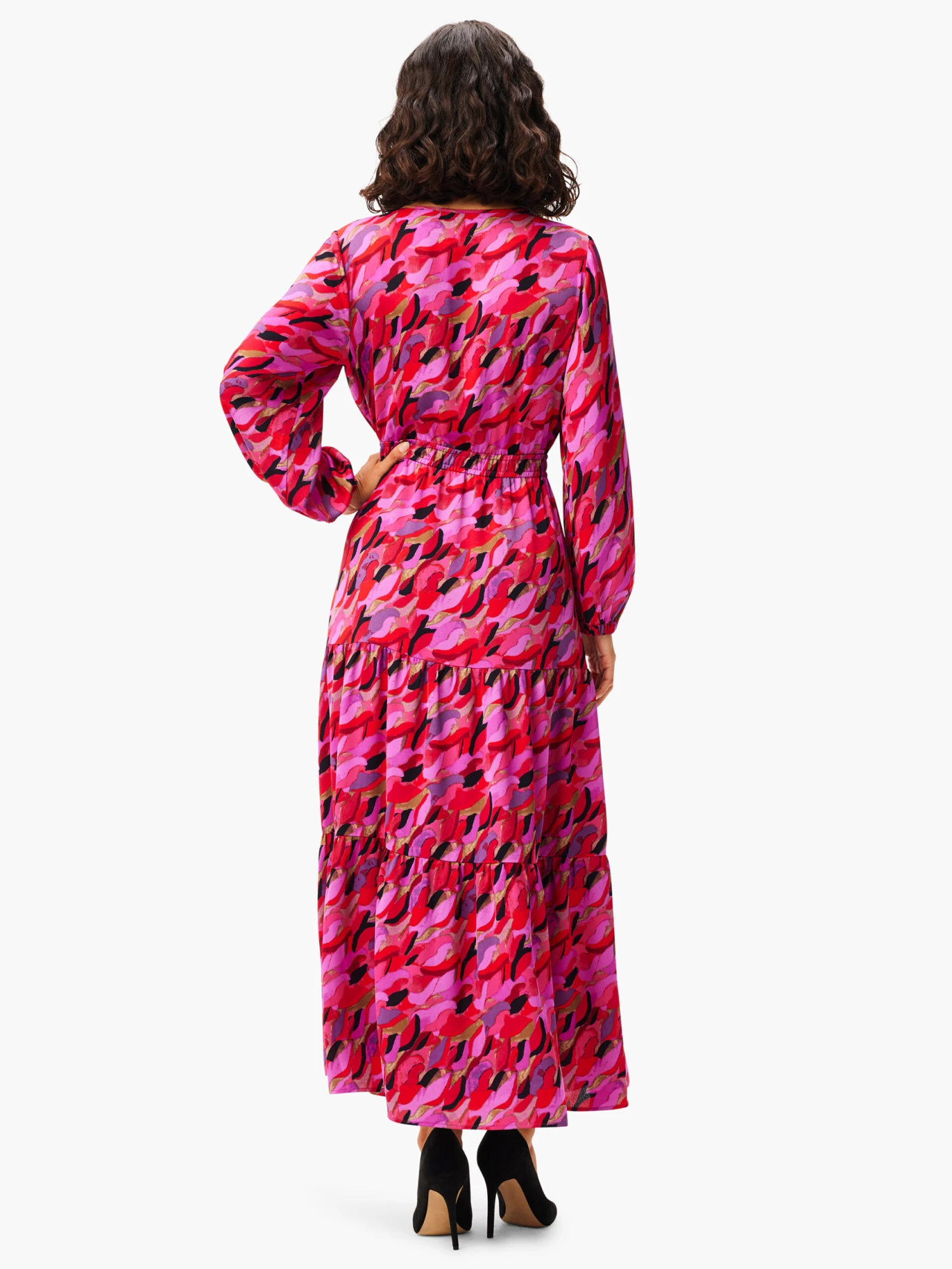 Petal Splash Dress PINK MULTI - Image 4